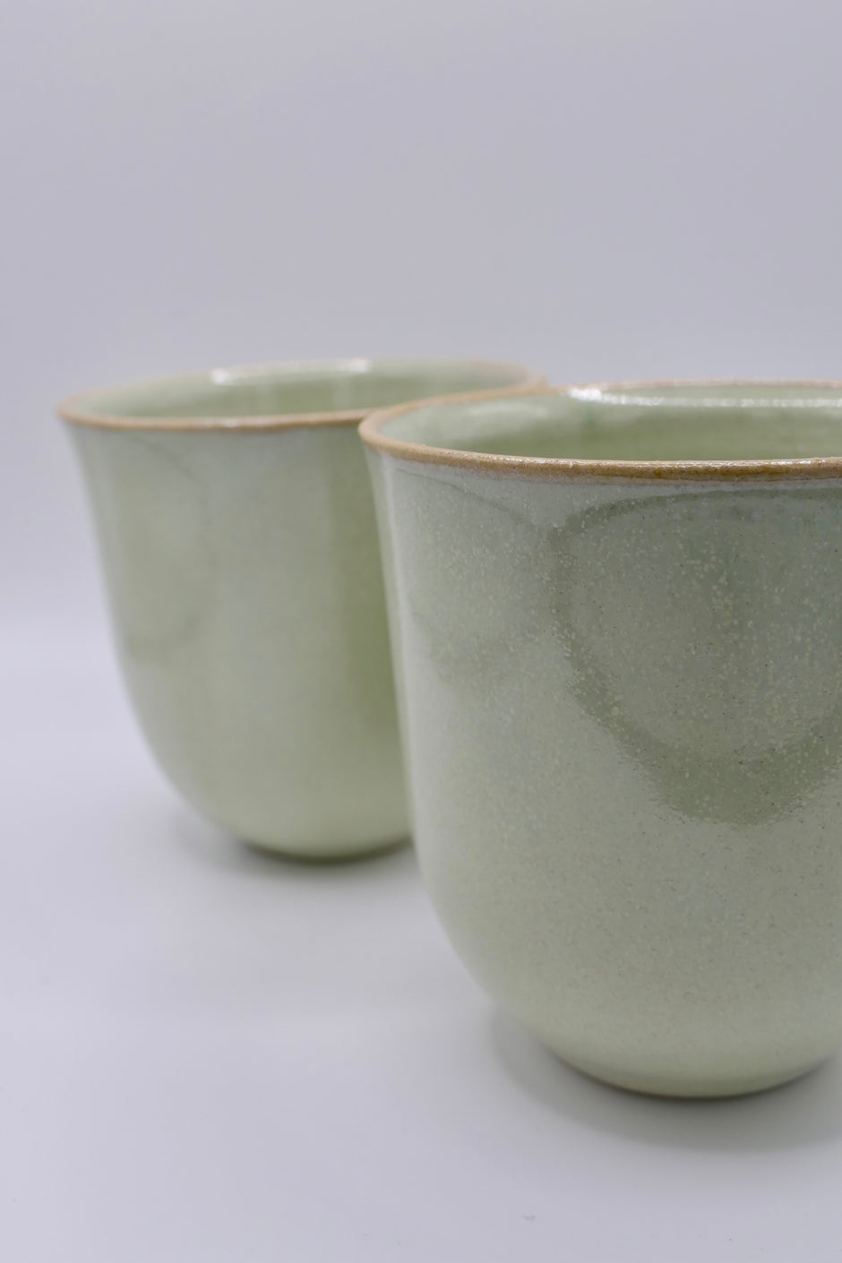 Light green cups