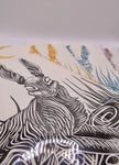 Hare | Linocut print