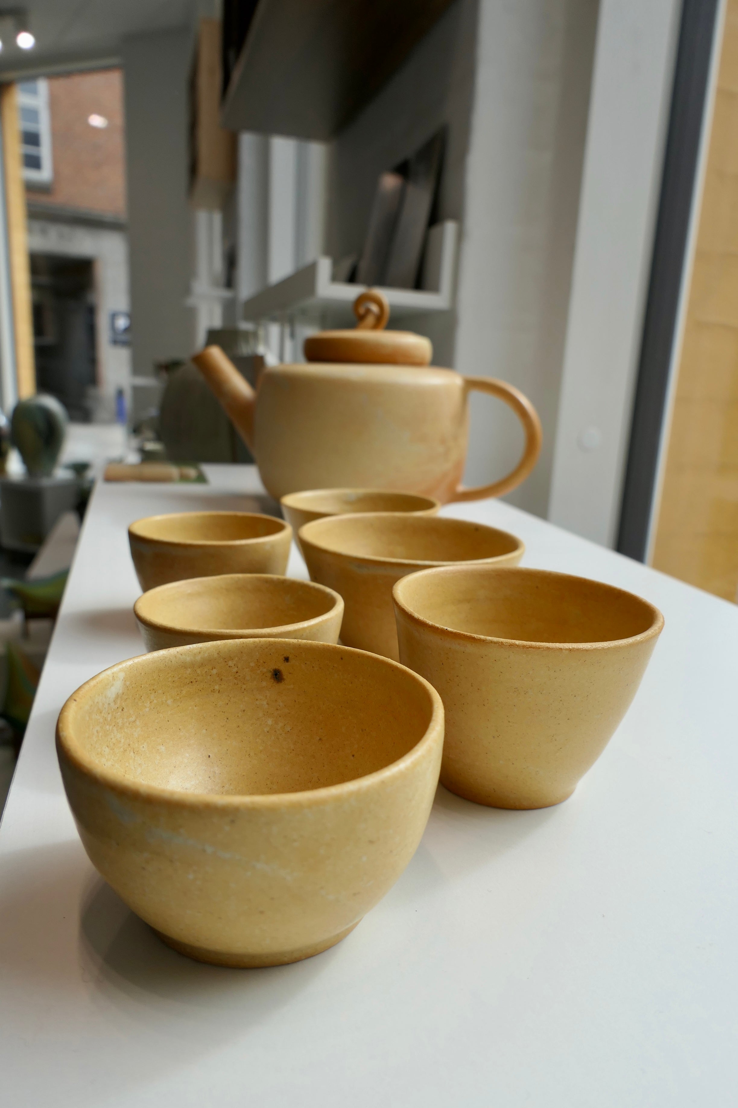 Tiny yellow cups