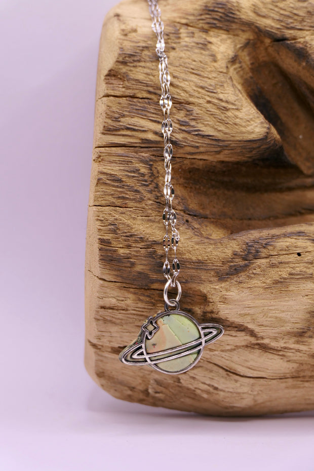 Polymer clay pendant | Necklace