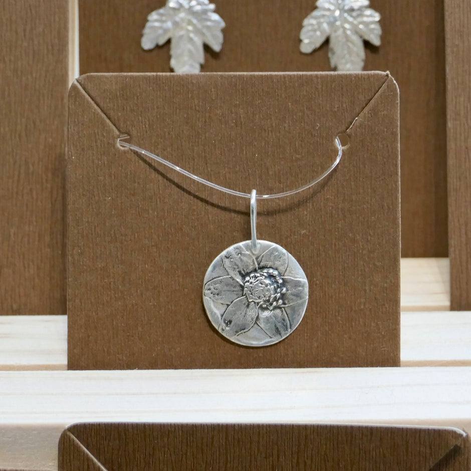 Anemone nemorosa | Silver pendant