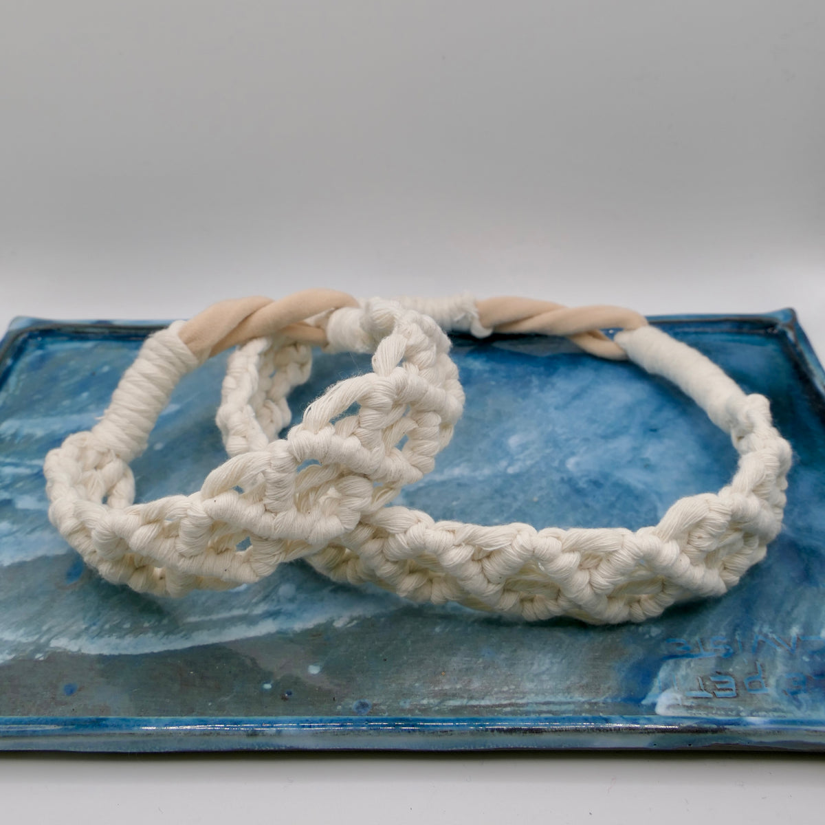 Kids hair band macrame