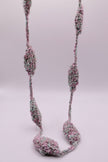 Bicolor crocheted necklace II