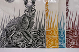 Hare | Linocut print