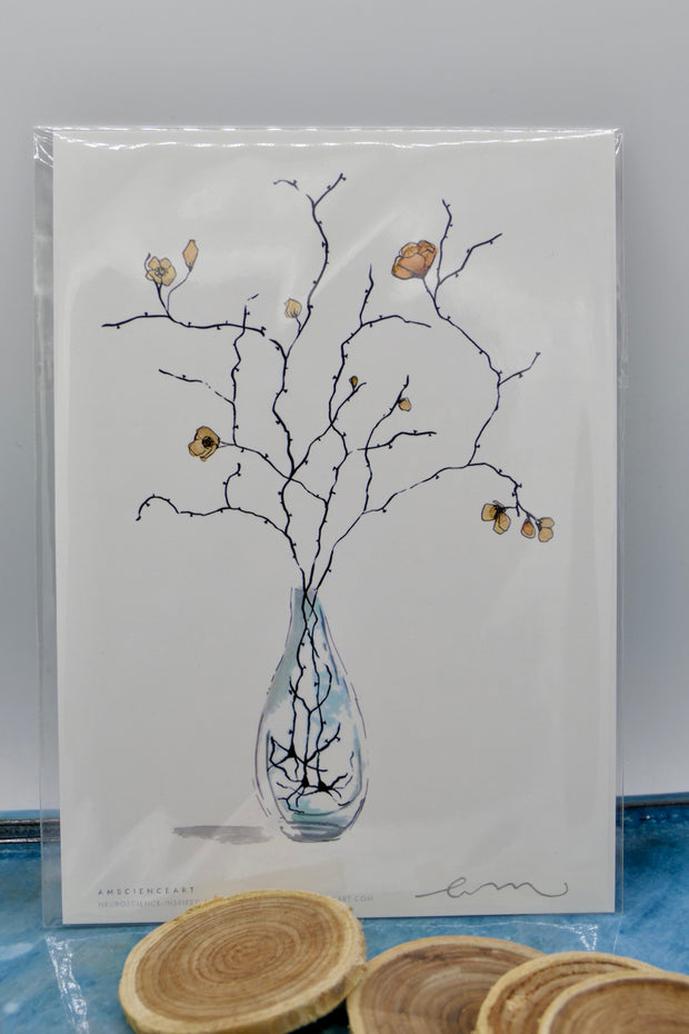 Vase of memories | Neuronal dendrites and synapses