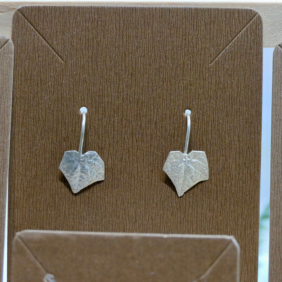 Achocha leafs | Silver earrings