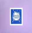 Spacecraft blue