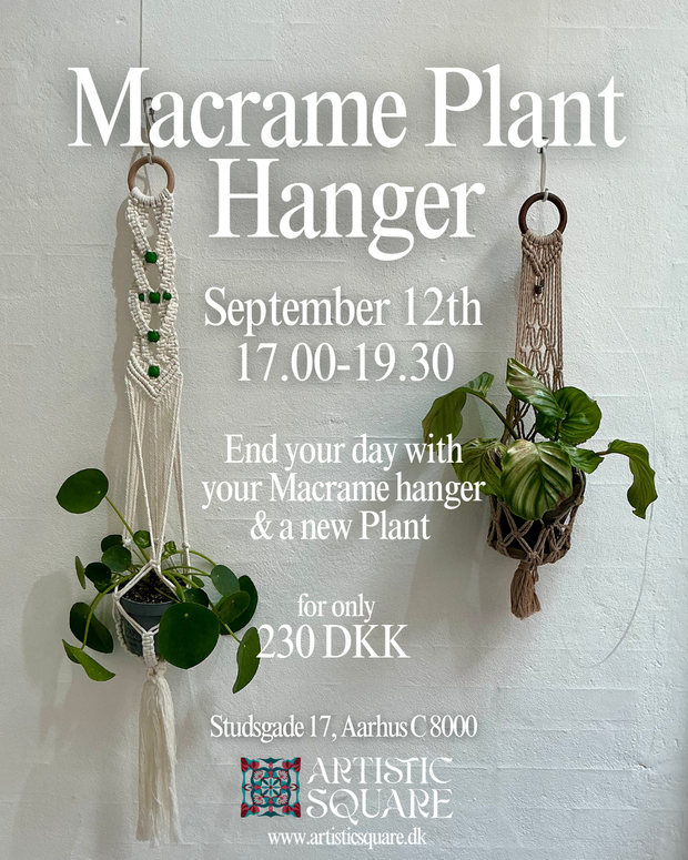 Macrame Plant Hanger | September 12th 17.00-19.30