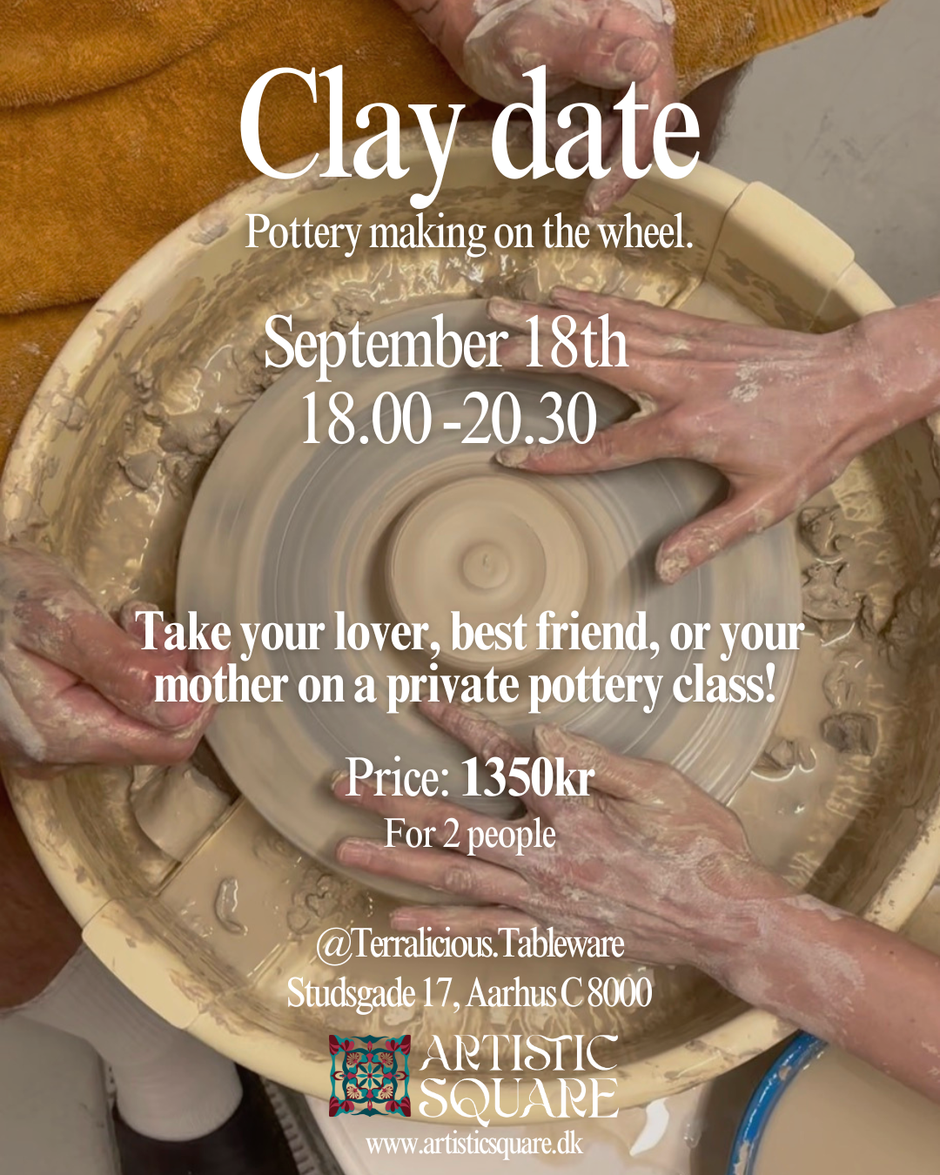 Wheel throwing for 2 | September 18th 18.00-20.30