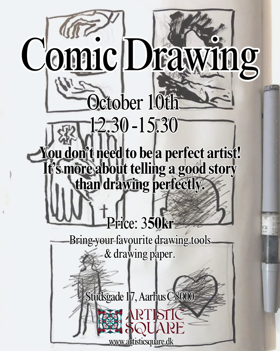 Comic Drawing Workshop | October 10th 12.30-15.30