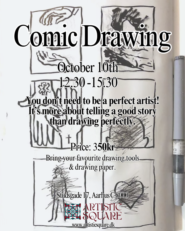 Comic Drawing Workshop | October 10th 12.30-15.30