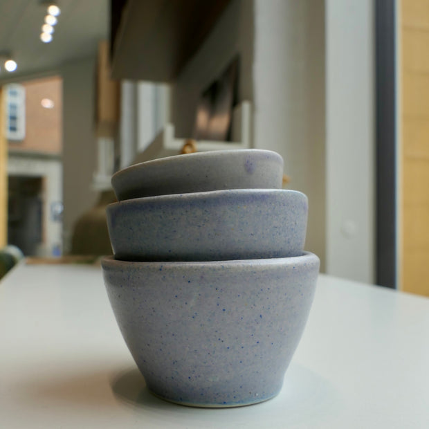 Tiny light purple cups