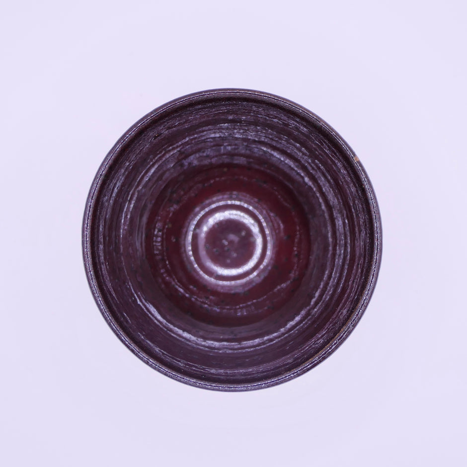 Burgundy espresso cup