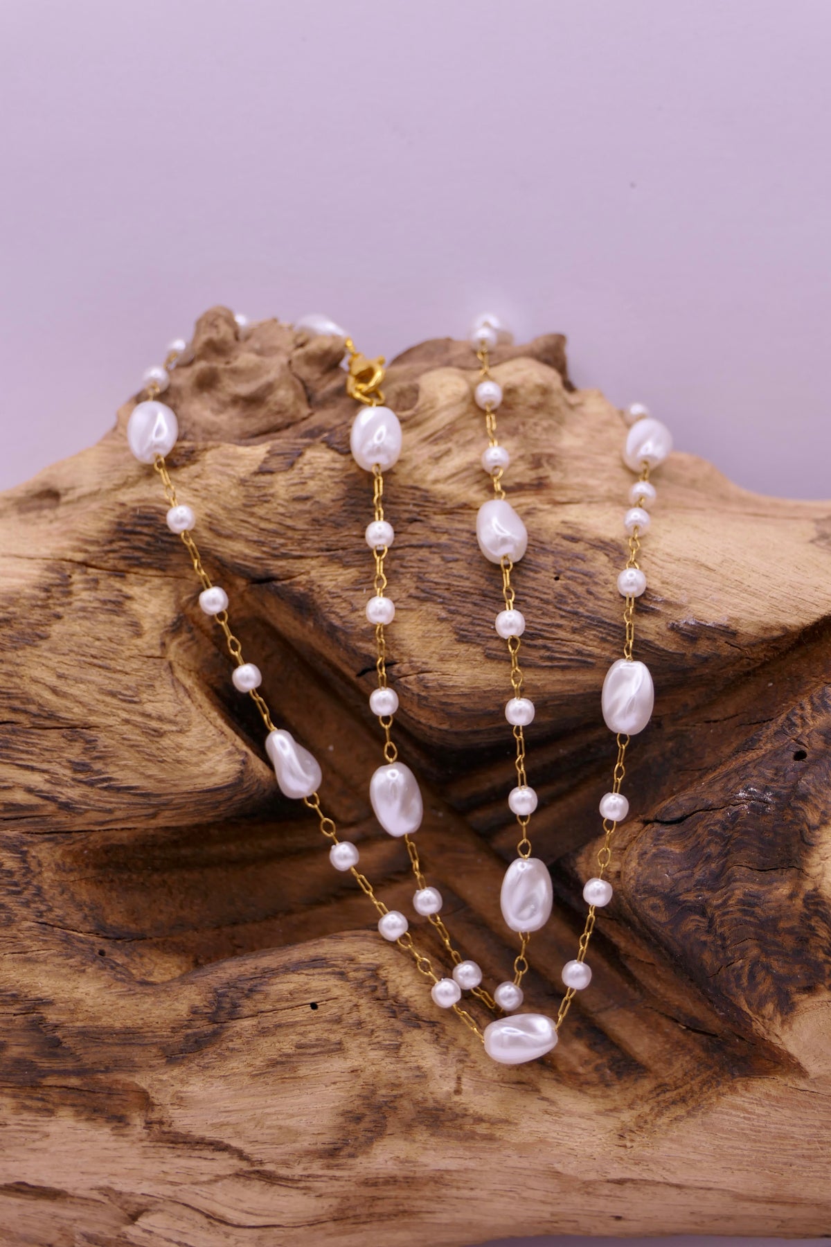 Pearl chain necklace