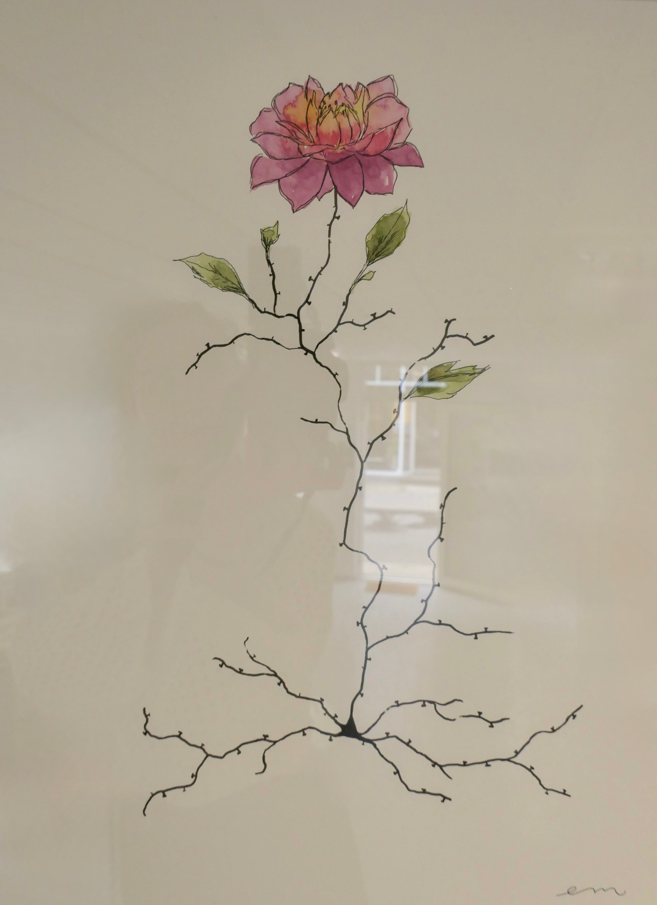 Flower | Neuronal dendrites and synapses