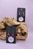 Pink flower | Earrings