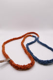 Round crocheted necklace