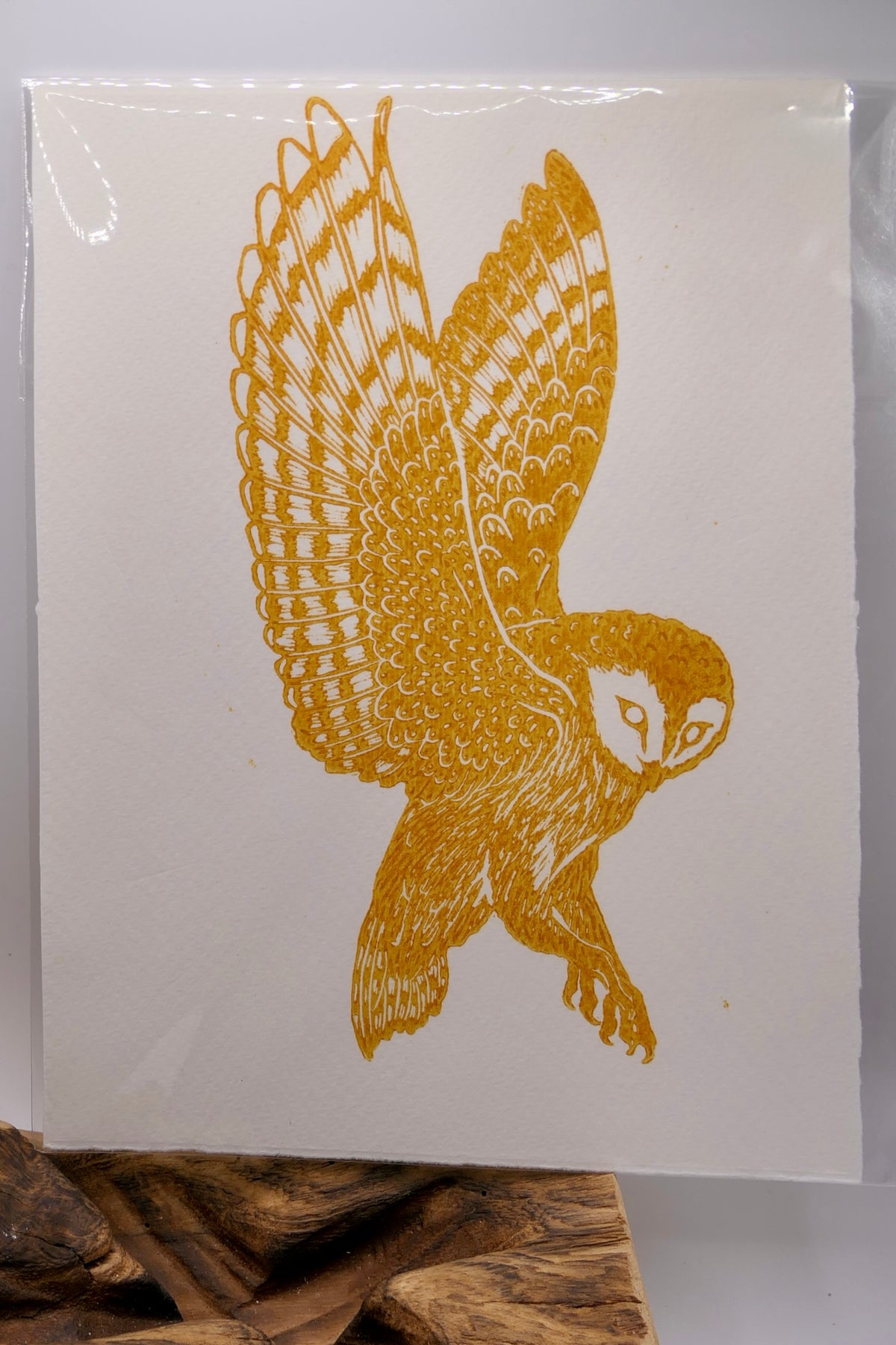 Owl | Linocut print