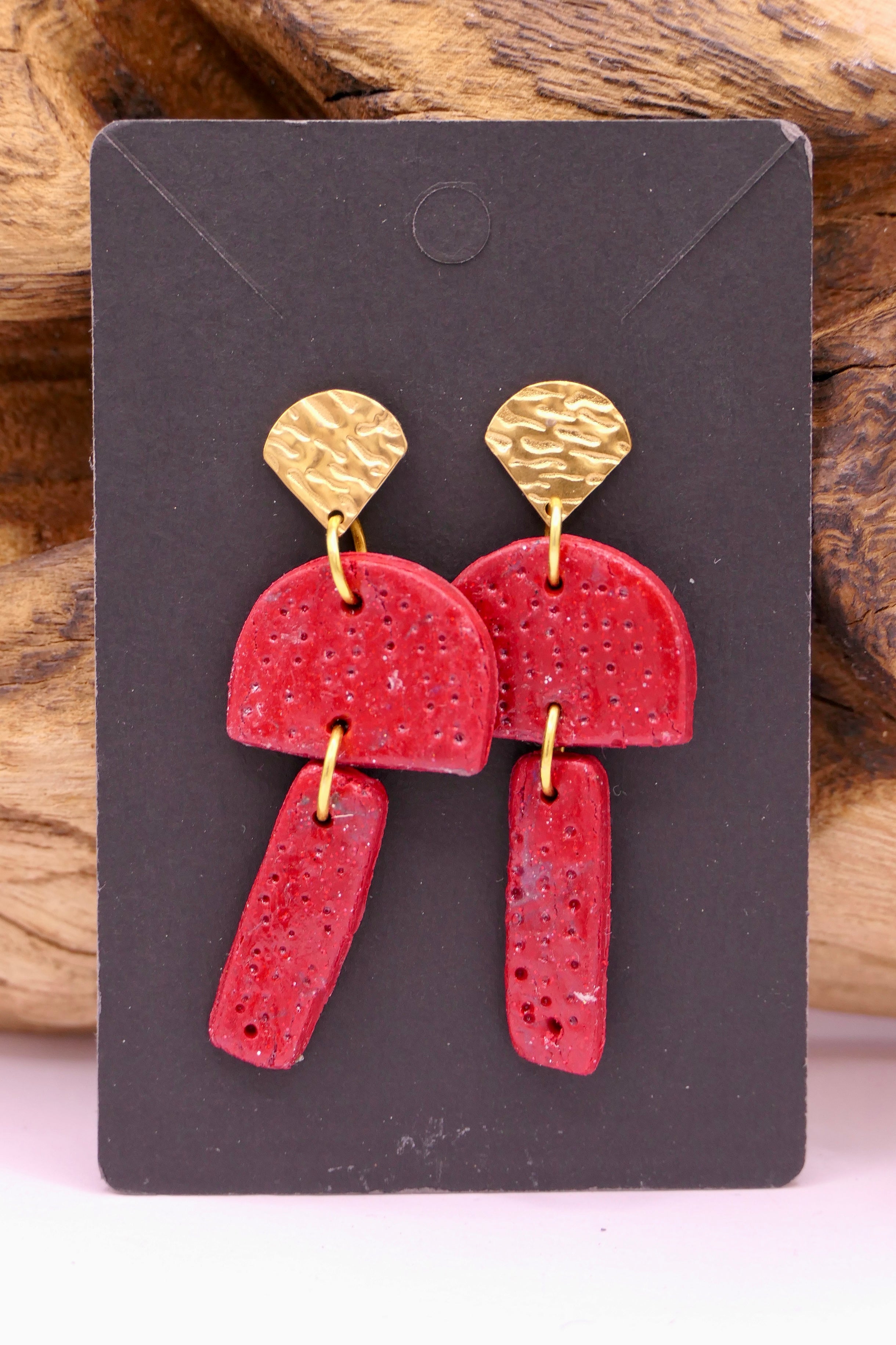 Red mushroom | Earrings