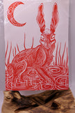 Hare | Linocut print