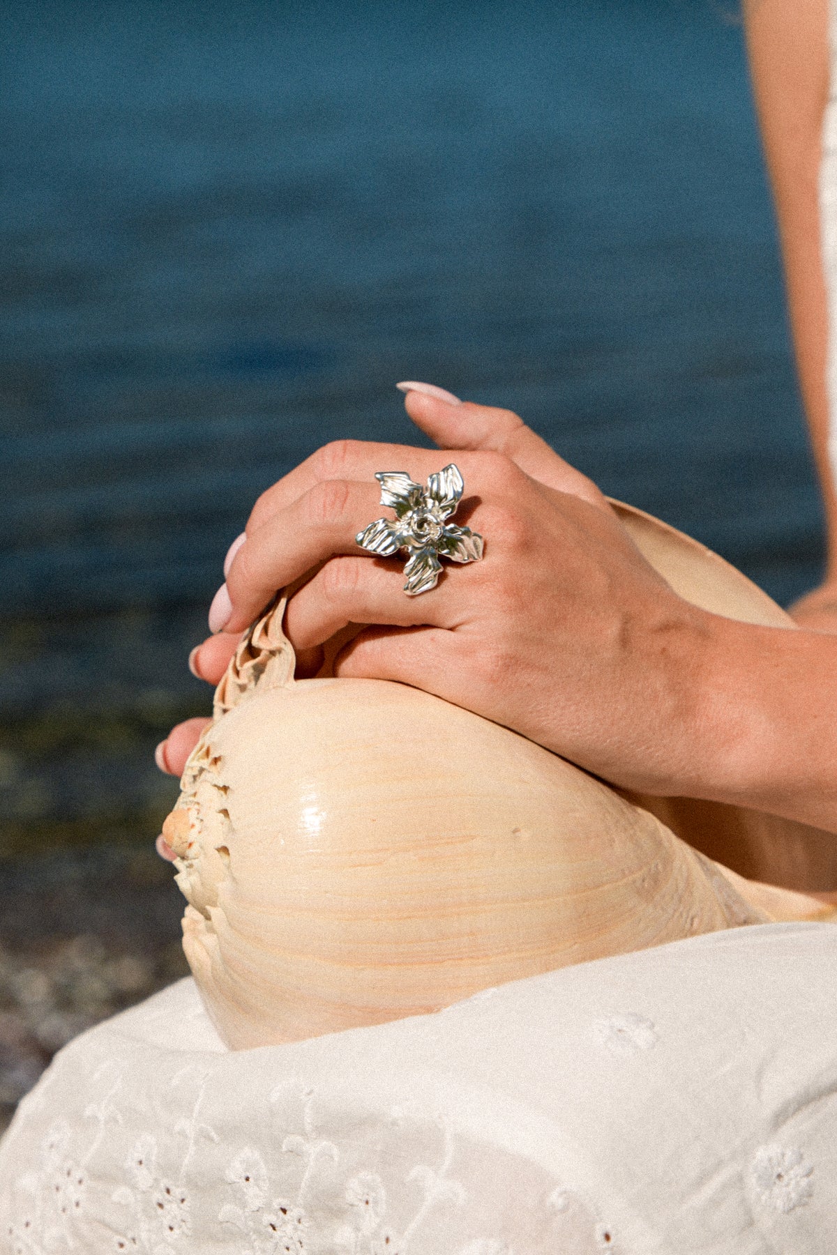 Water Rose Ring
