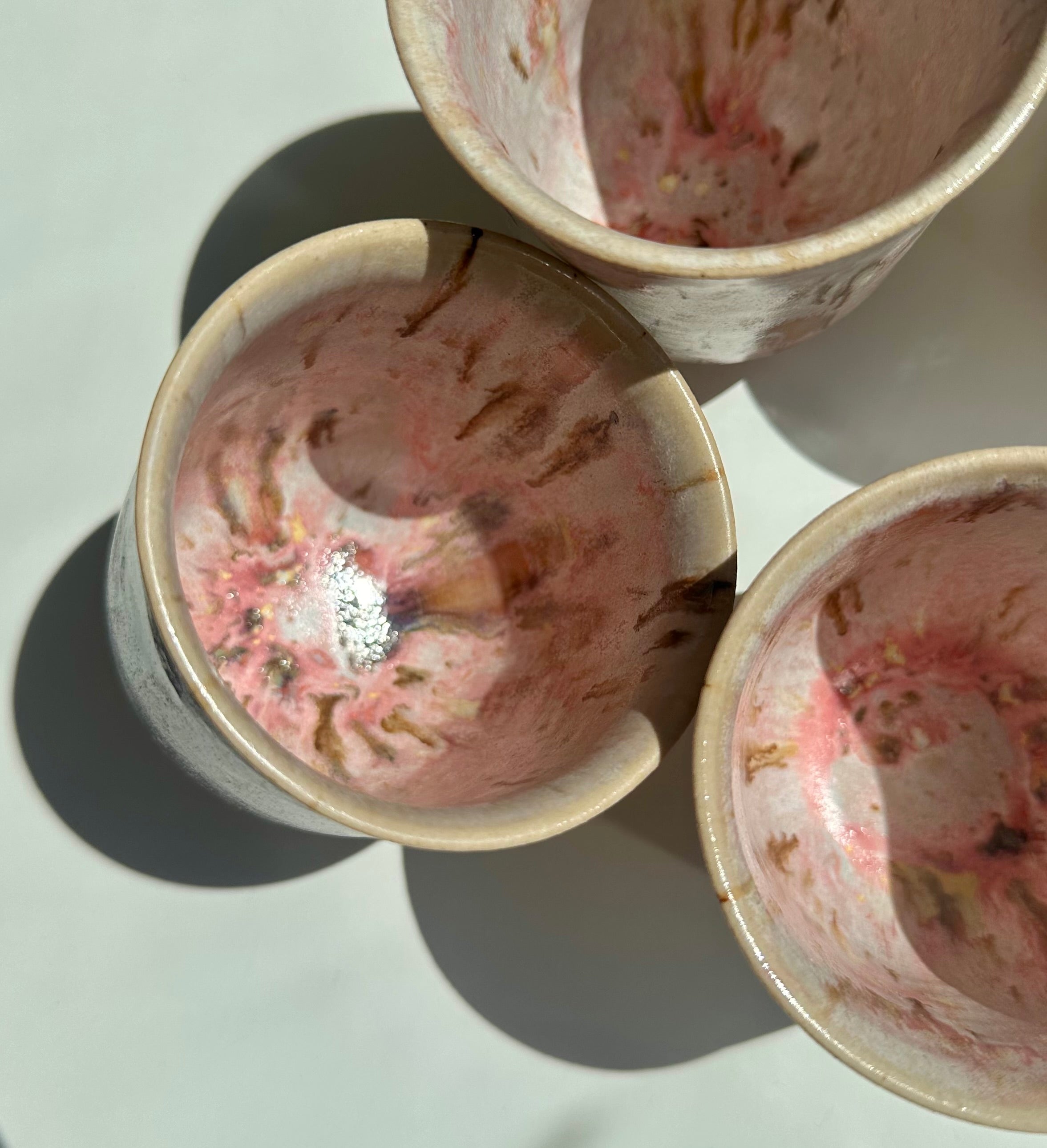 Light pink cups