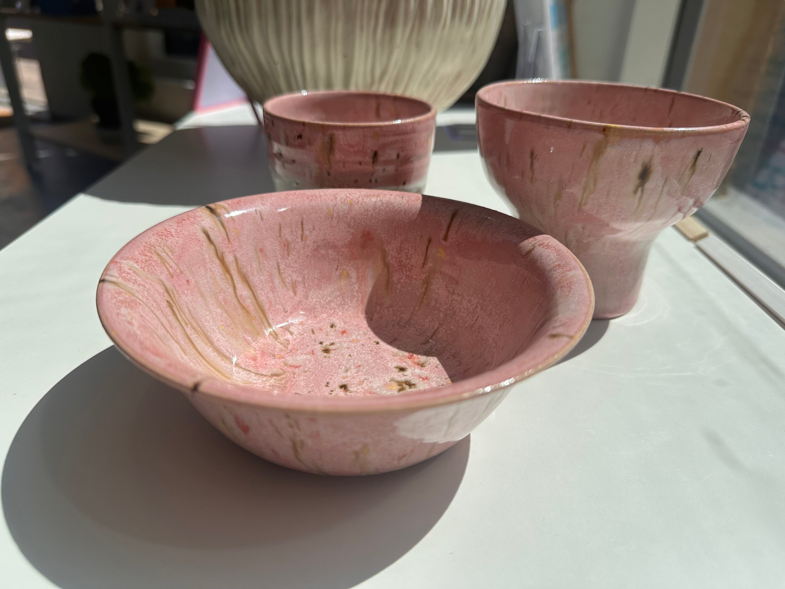 Pink bowl