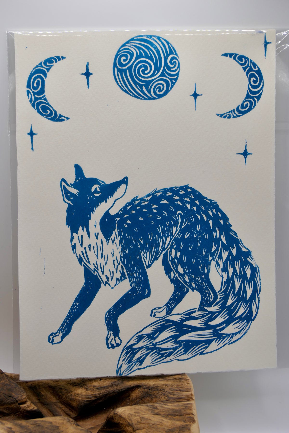 Fox | Linocut print