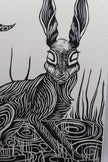 Hare | Linocut print