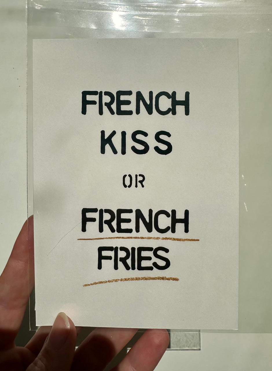 French kiss or French fries