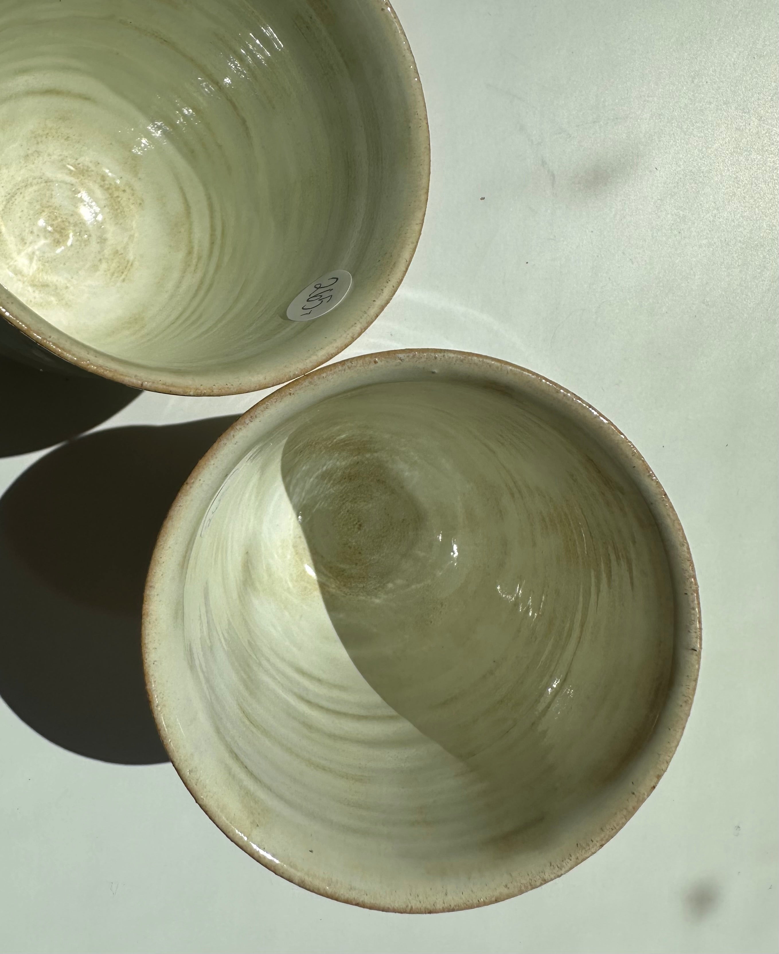Light yellow cups
