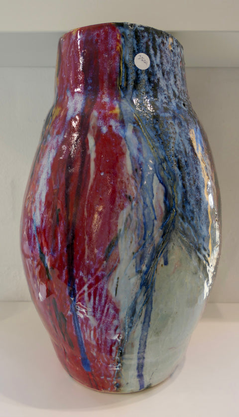 Rød vase