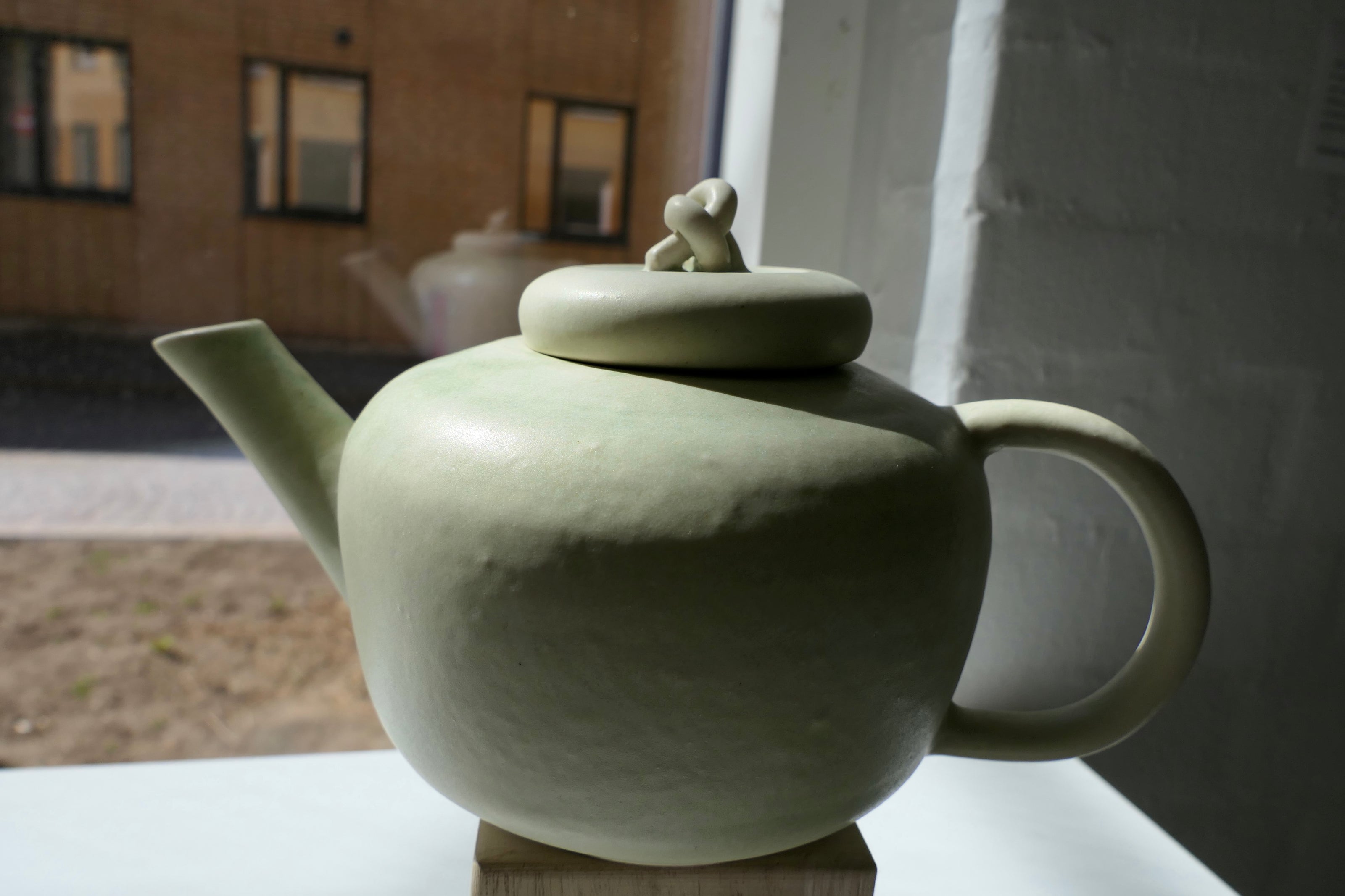 Lysegrønne/celadon tekander