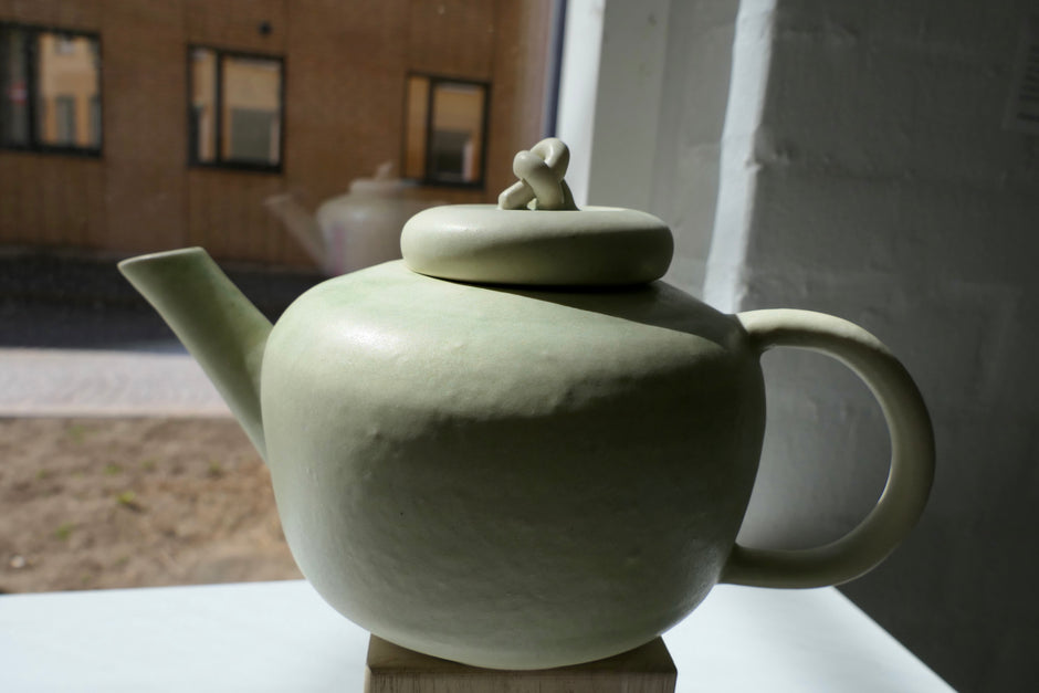 Lysegrønne/celadon tekander