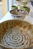 Spiralformet skål