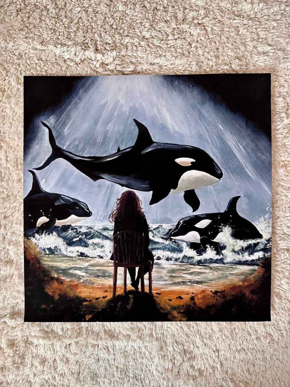 Conversations by the sea | Print