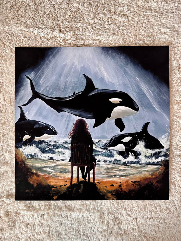 Conversations by the sea | Print