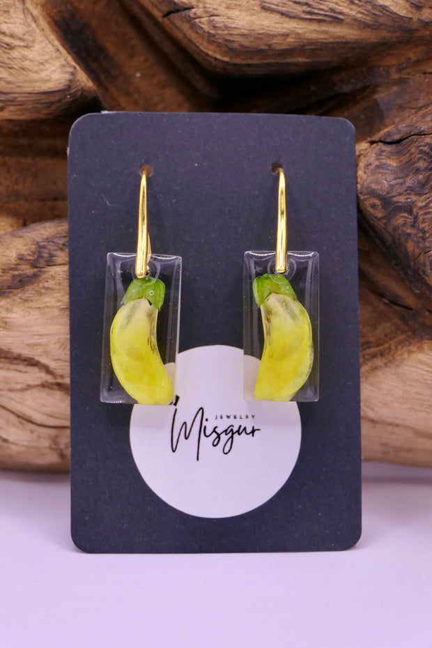 Golden rain tree flower | Earrings