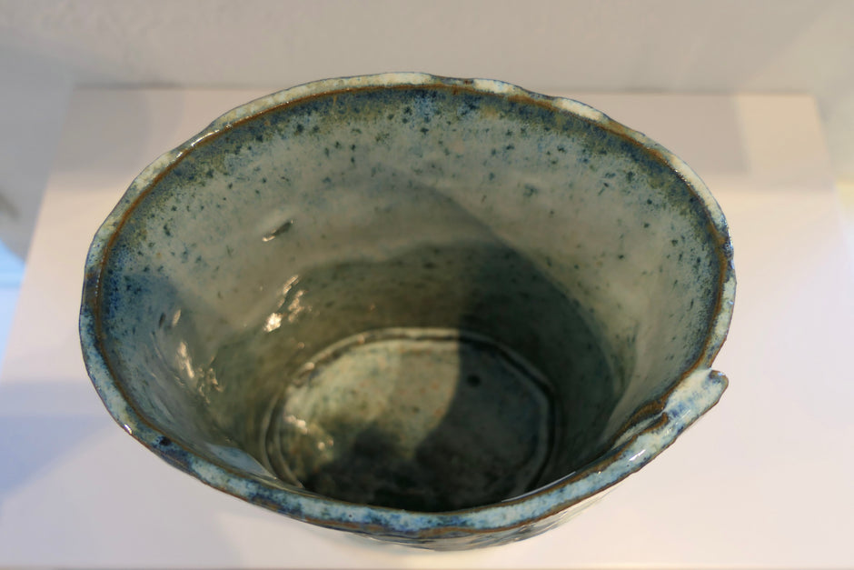 Blå vase
