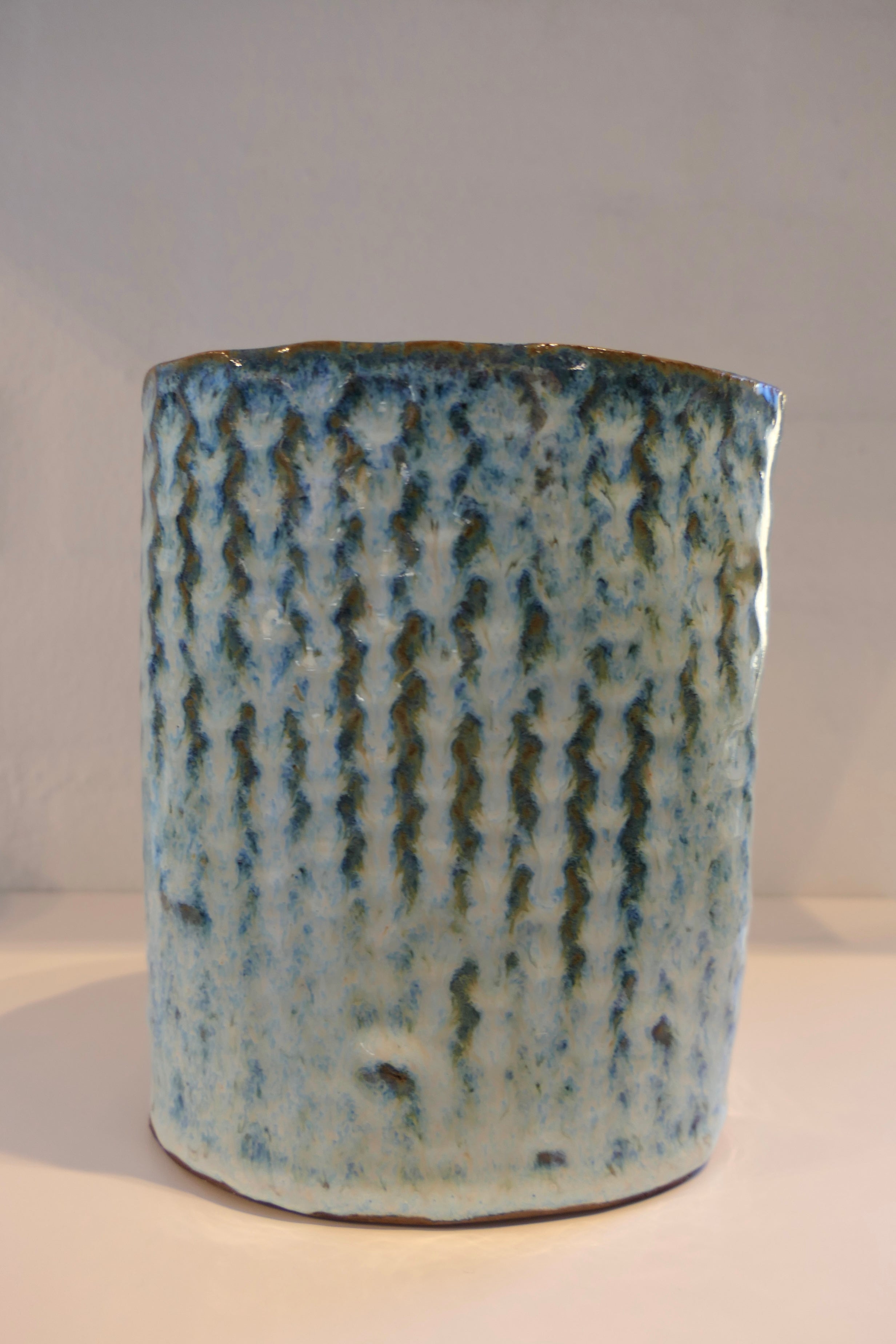 Blå vase