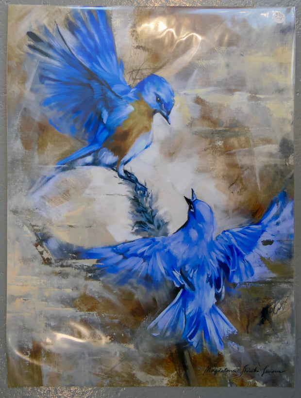 Swallows in Flight Print