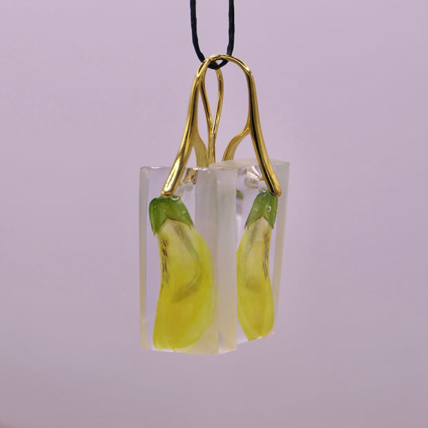 Golden rain tree flower | Earrings
