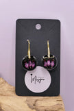 Pink flower | Earrings