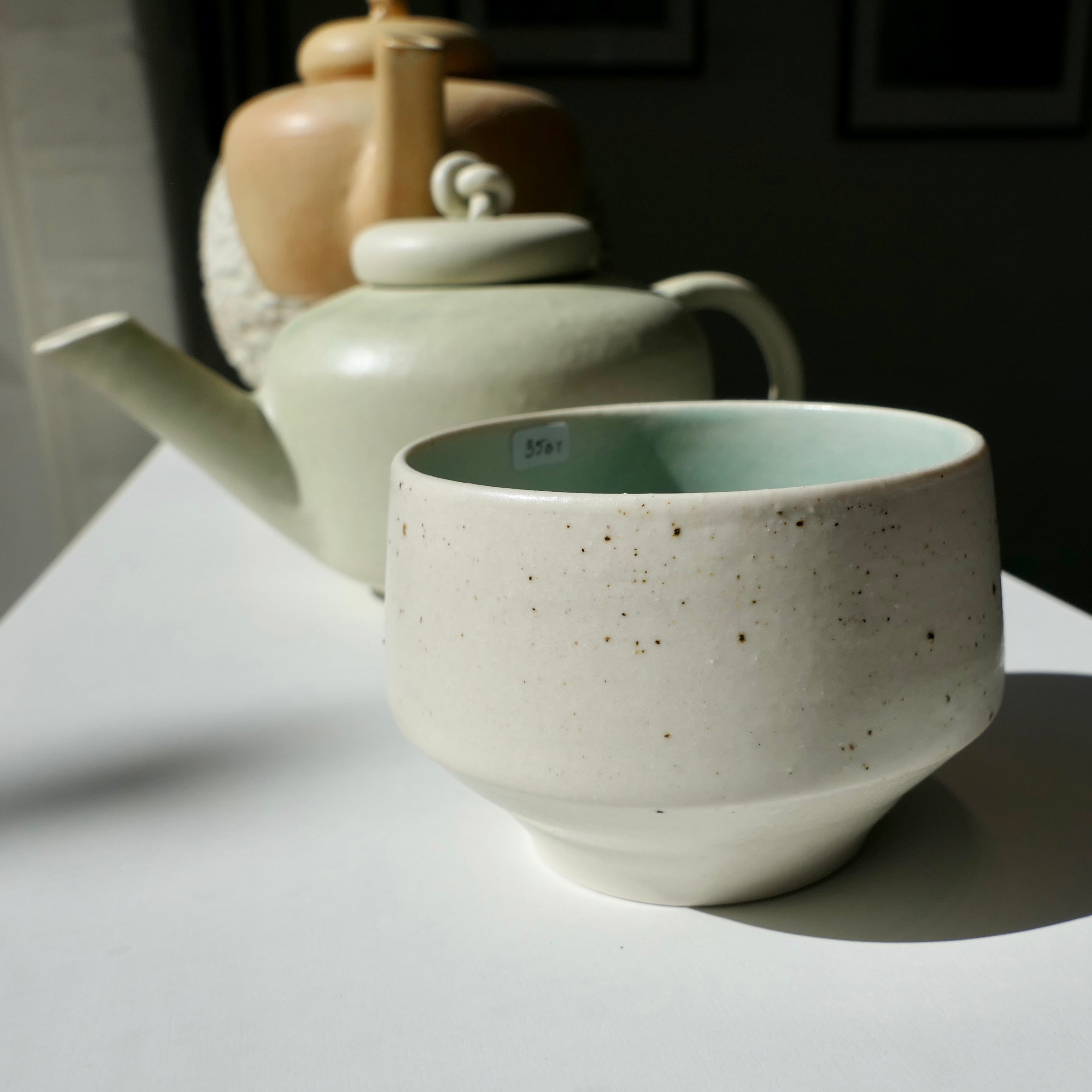 Turquoise cup