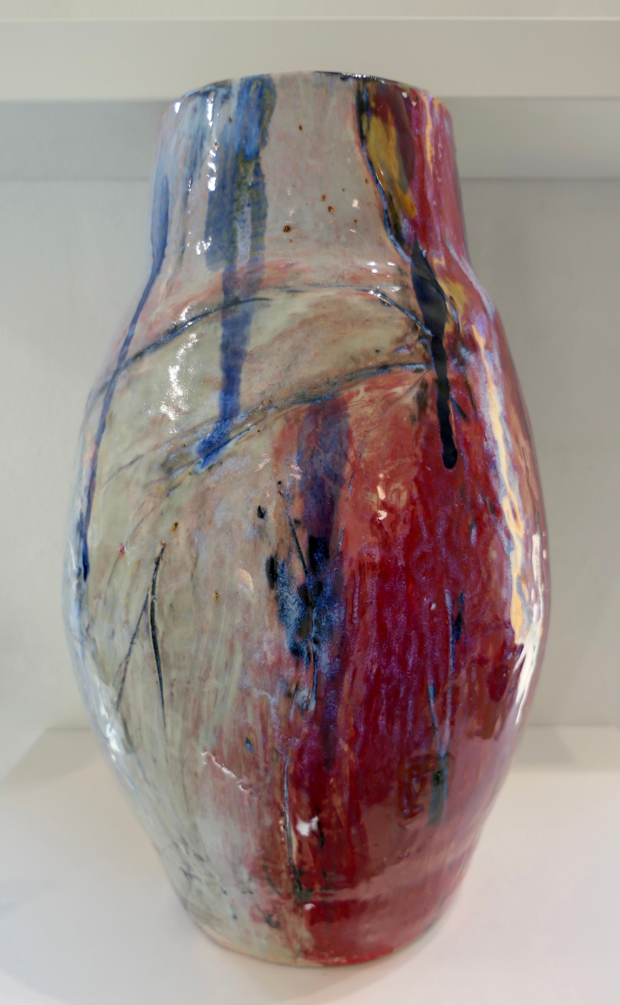 Rød vase