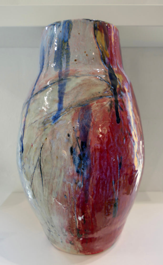 Red vase