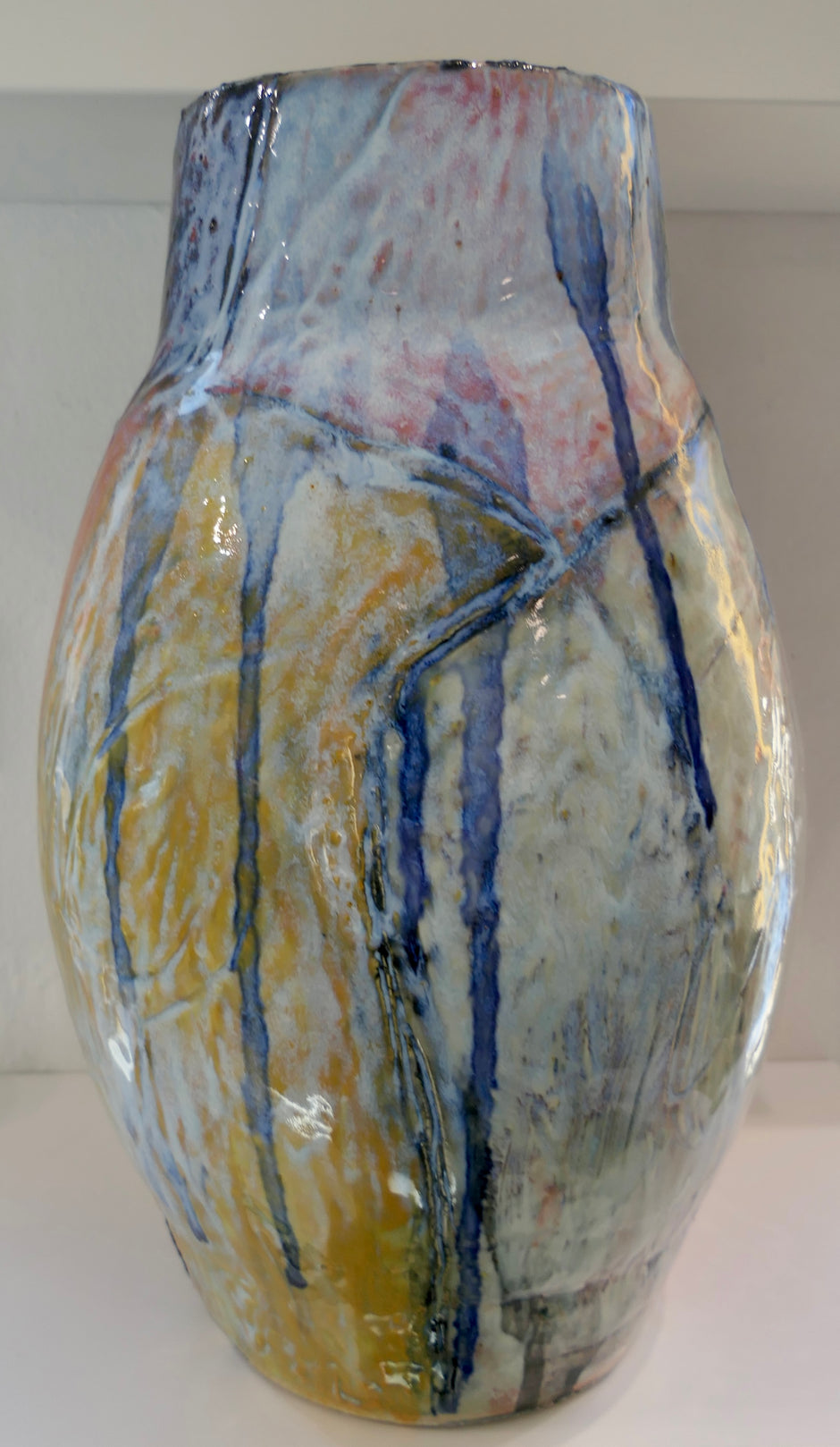 Rød vase