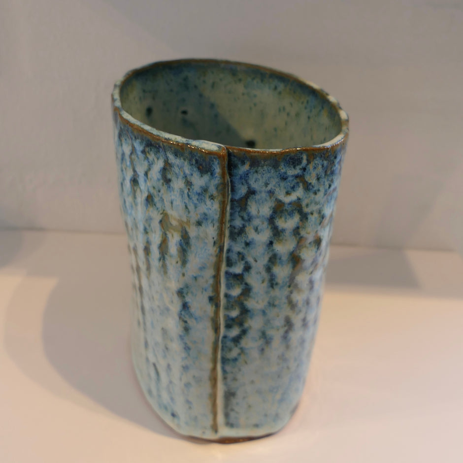 Blå vase
