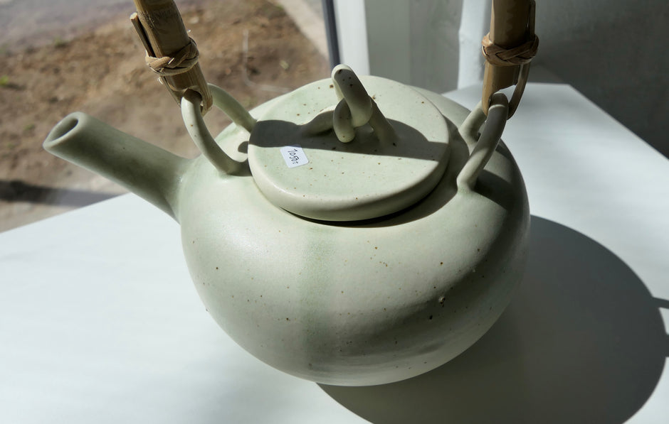 Lysegrønne/celadon tekander
