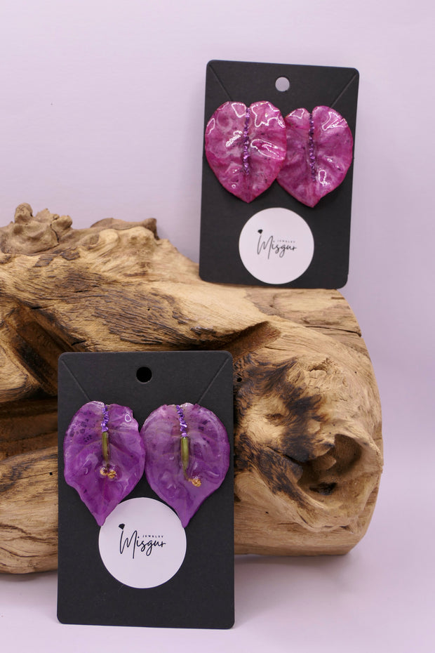 Bougainvillea flower | Earrings